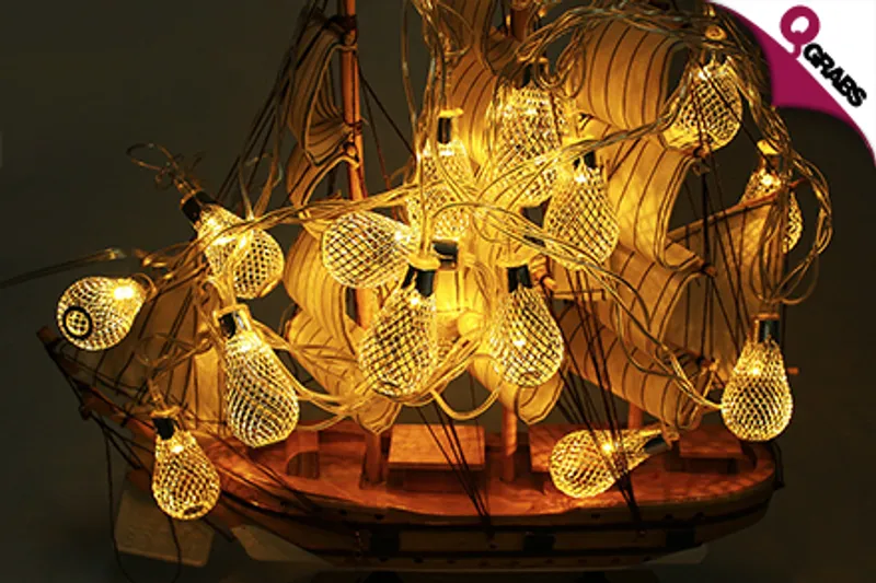 From QR39 Tinsel and Sparkle with Battery Operated Decorative String LED Lights! (Up to QR178 Value)
